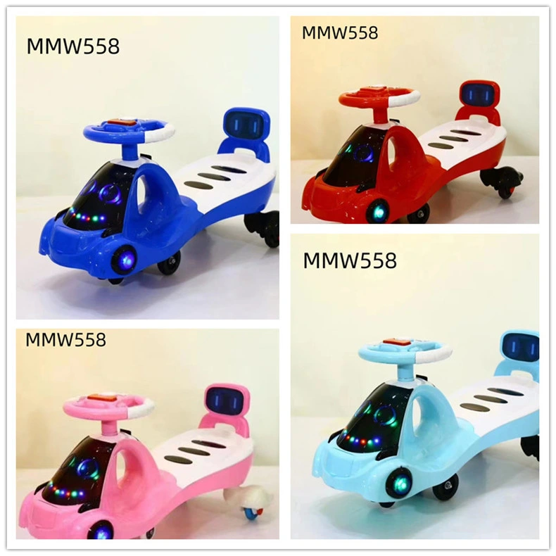 Wholesale New Model China Children Colorful Cheap Baby Swing Car Ride on Toys for Kids