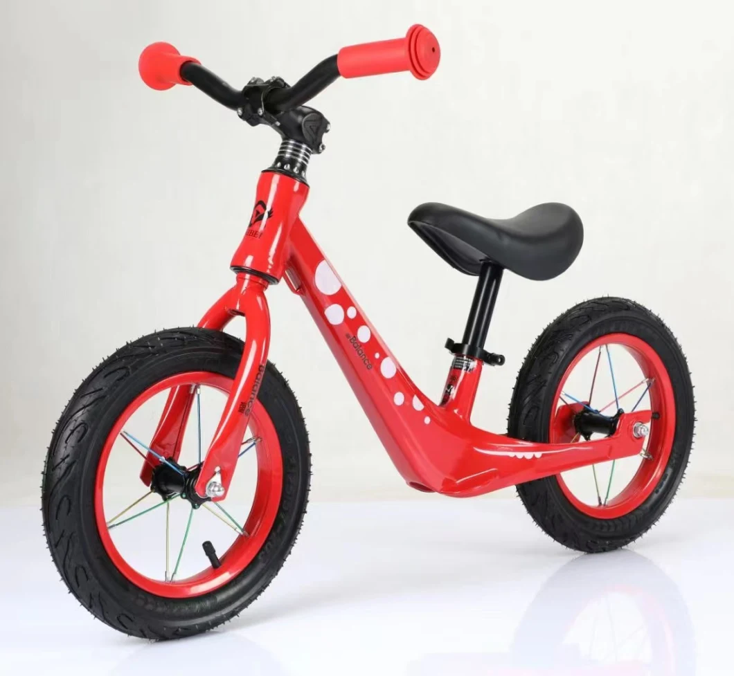 Good Quality Cheap Magnesium Alloy Ride on Car Child Single Speed No Pedal Bike 12inch Kids Balance Bike