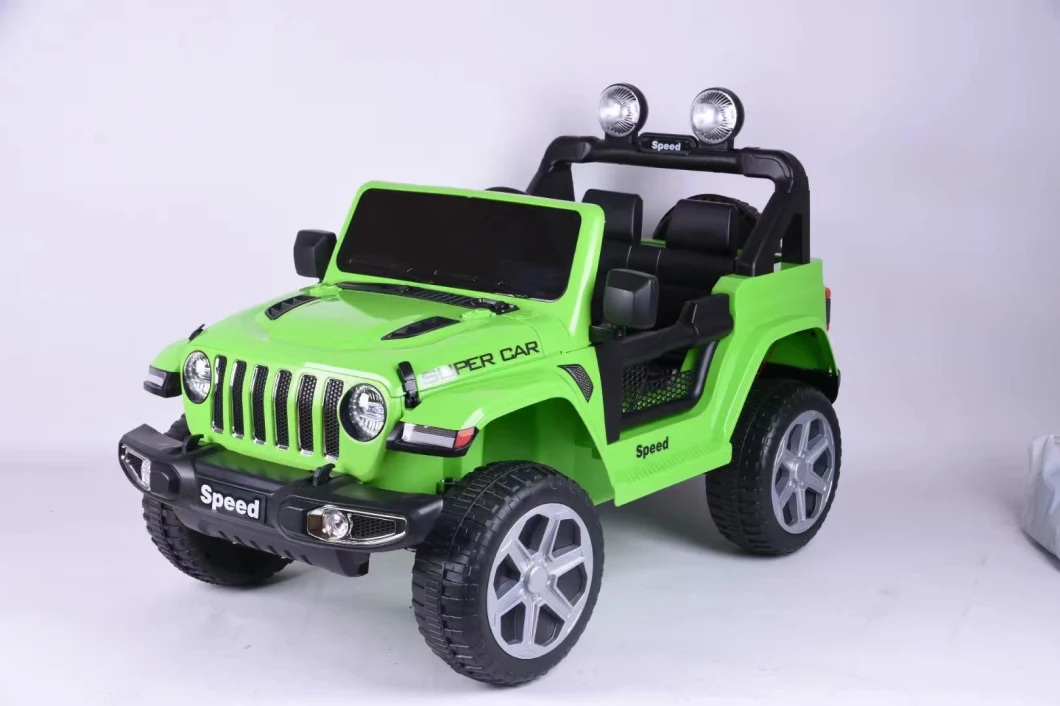 Four-Wheel Parallel Swing Children&prime;s Electric Car Children&prime;s Rechargeable Toy Car 6V4.5*2 Dual Drive 12V7 Four-Wheel Drive Double Battery Large Battery Toy Car