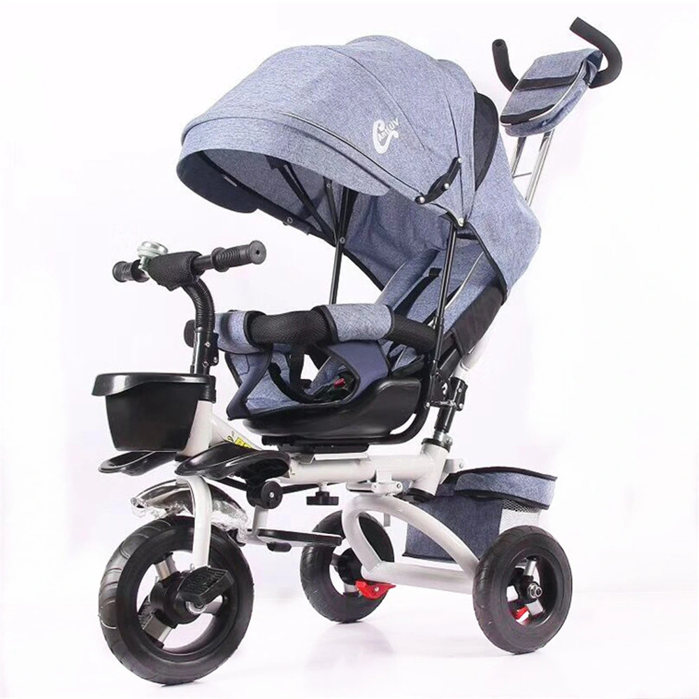 New and Royal Baby Small Tricycle 4 in 1 with Parent Push Handle