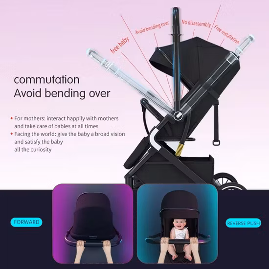 Travel System Lightweight Kids Foldable Baby Stroller