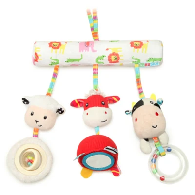 Bed Hanging spiral Stroller Baby Soft Plush Toys