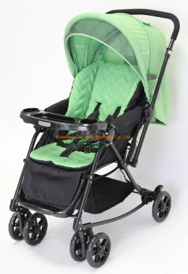 Baby Gift Baby Stroller with Reversible Handlebar and Rocking Function Pushchair